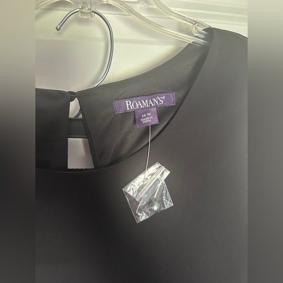 Roaman's Classic Black Pants Suit - Picture 2 of 5